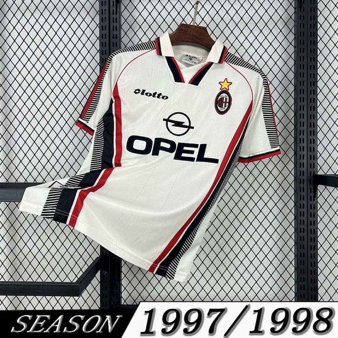 Camisa Retrô AC Milan 1997/98 Away — AC Milan