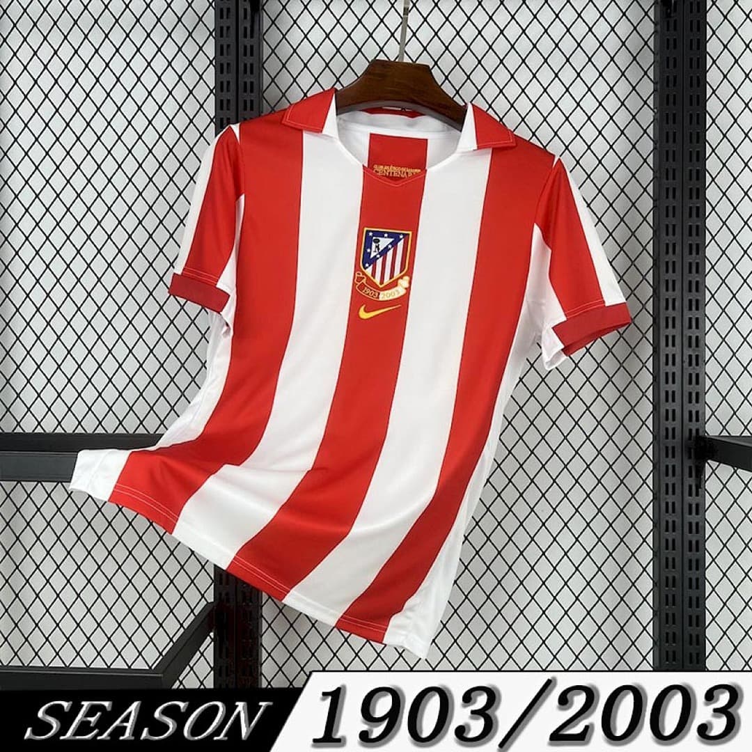 Camisa Retrô Atlético de Madrid 1903/2003 — Atlético de Madrid