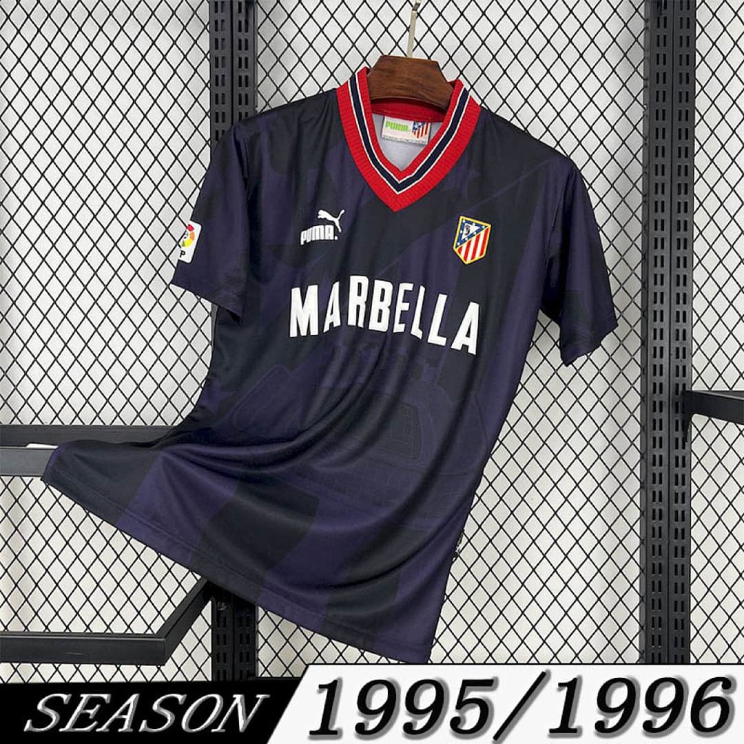 Camisa Retrô Atlético de Madrid 1995/96 Away — Atlético de Madrid