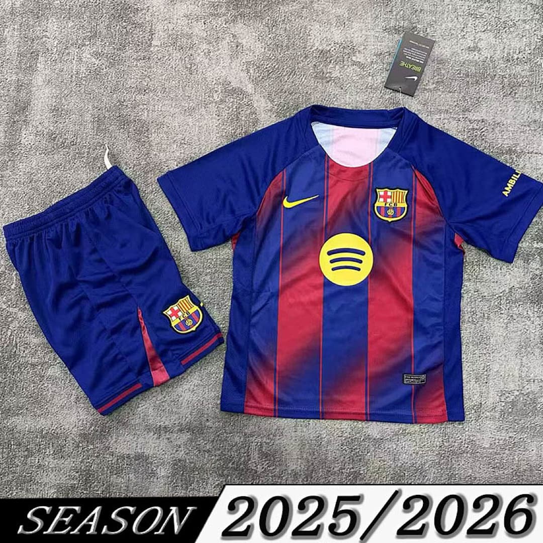 Camisola Barcelona Infantil Home 2025/26 — FC Barcelona