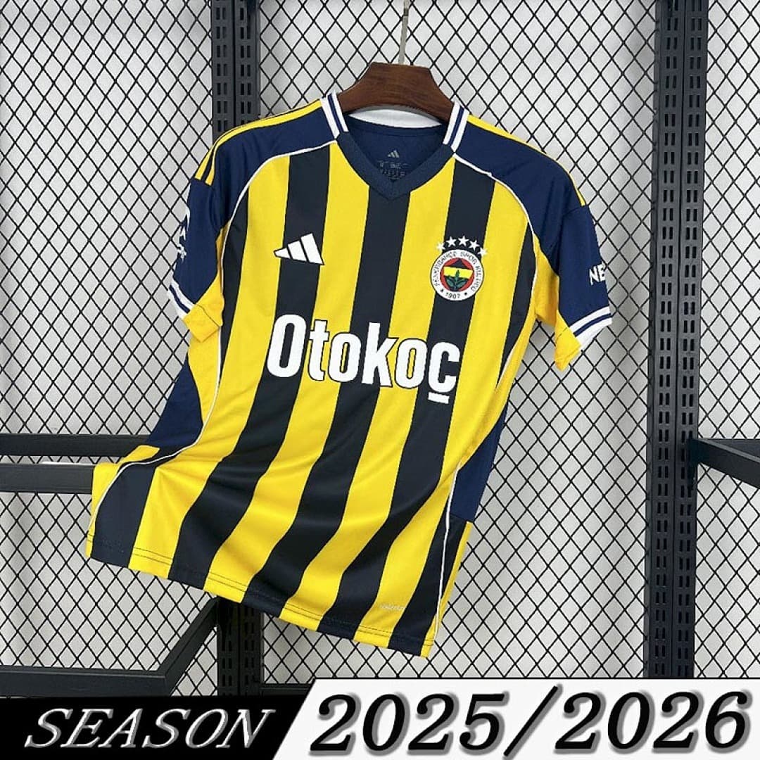 Camisa Fenerbahçe Home 2025/26 — Versão Jogador — Fenerbahçe