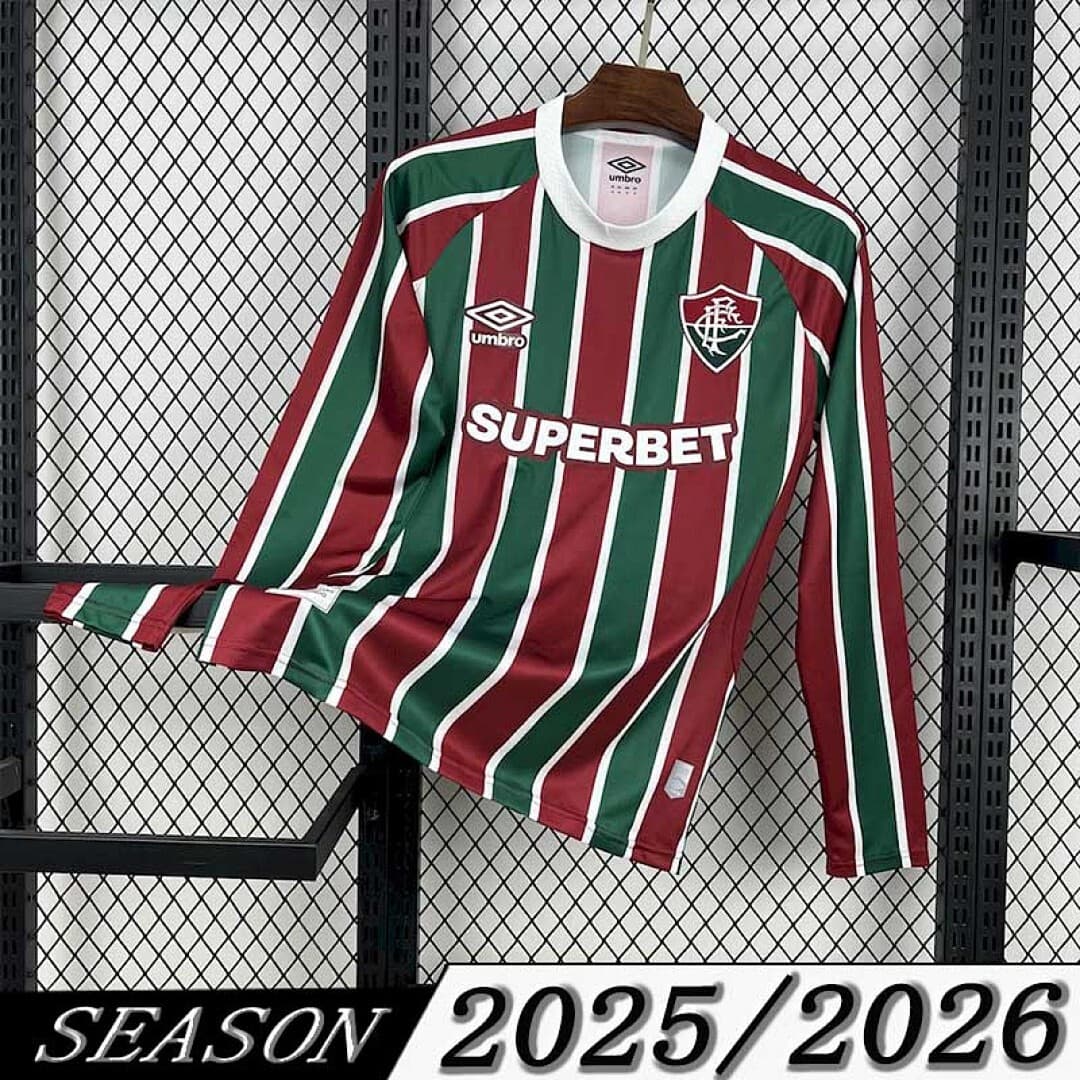 Camisa Fluminense Manga Longa Home 2025/26 — Fluminense
