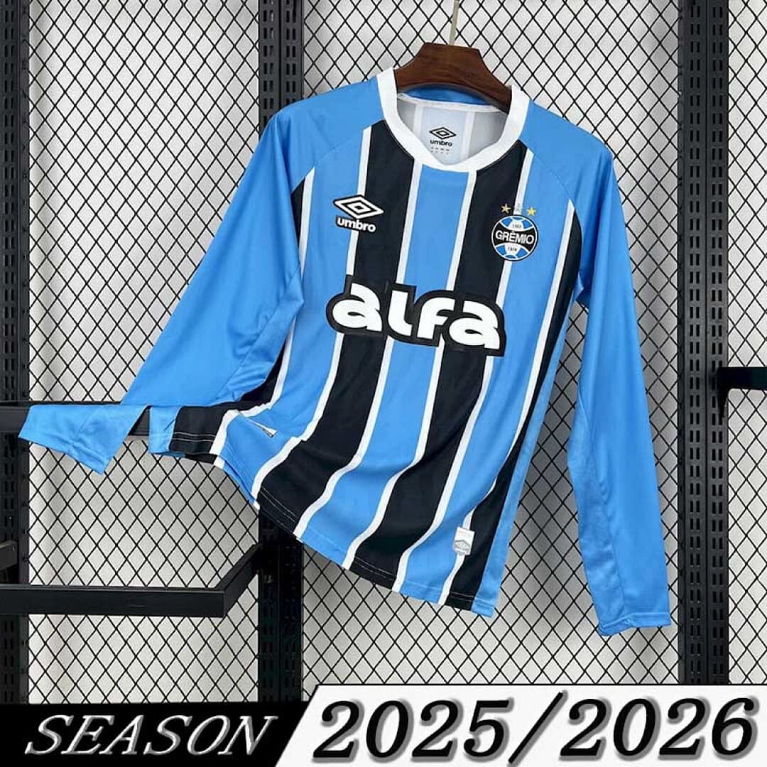 Camisa Grêmio Manga Longa Home 2025/26 — Grêmio