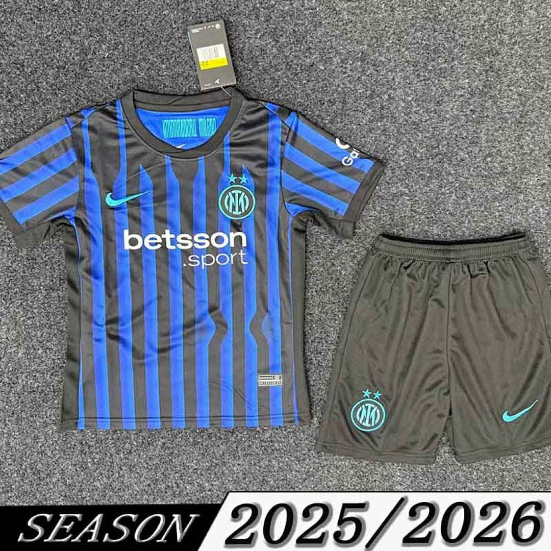 Camisola Inter Infantil Home 2025/26 — Inter de Milão