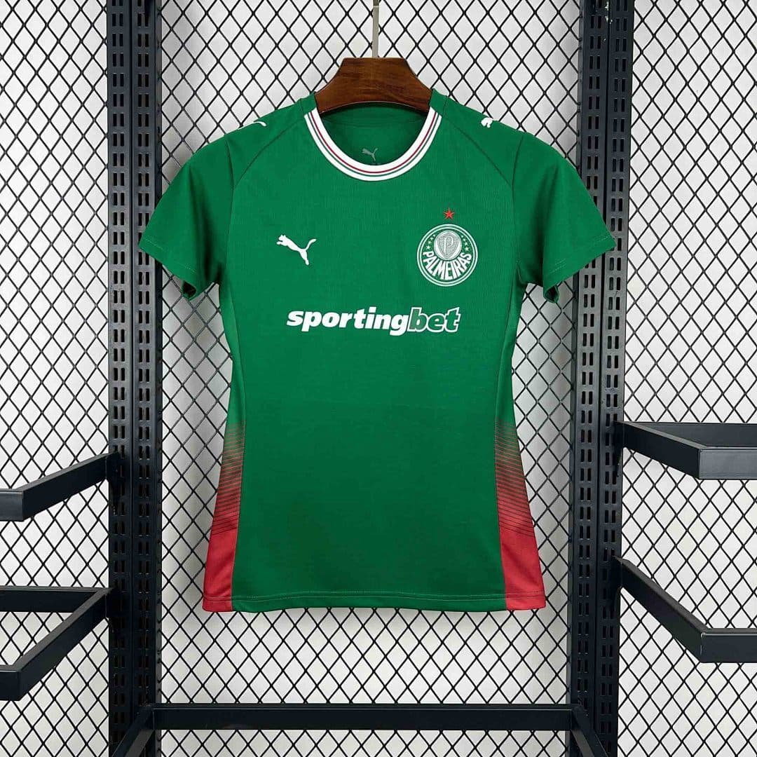 Camisa Palmeiras Feminina Home 2025/26 — Palmeiras