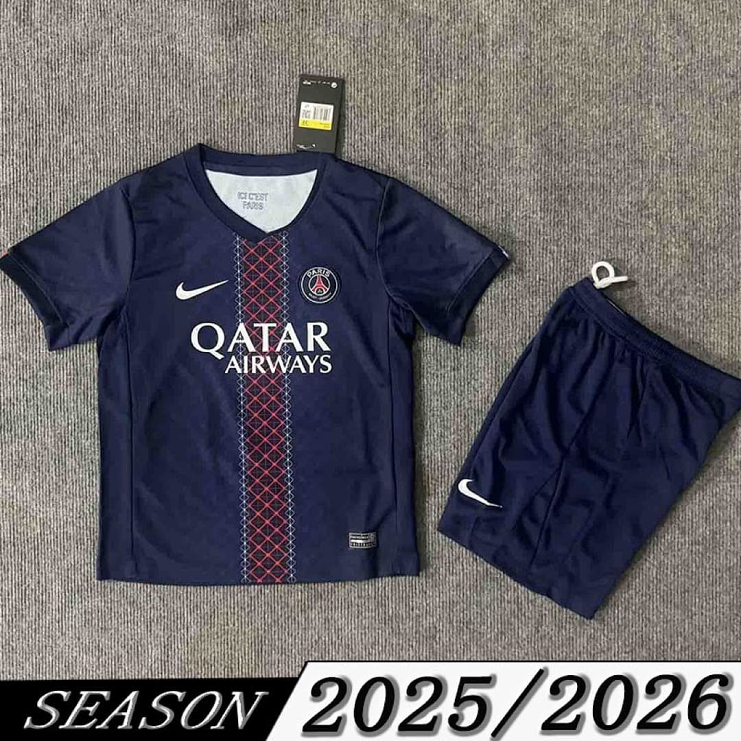 Camisola PSG Infantil Home 2025/26 — Paris Saint-Germain