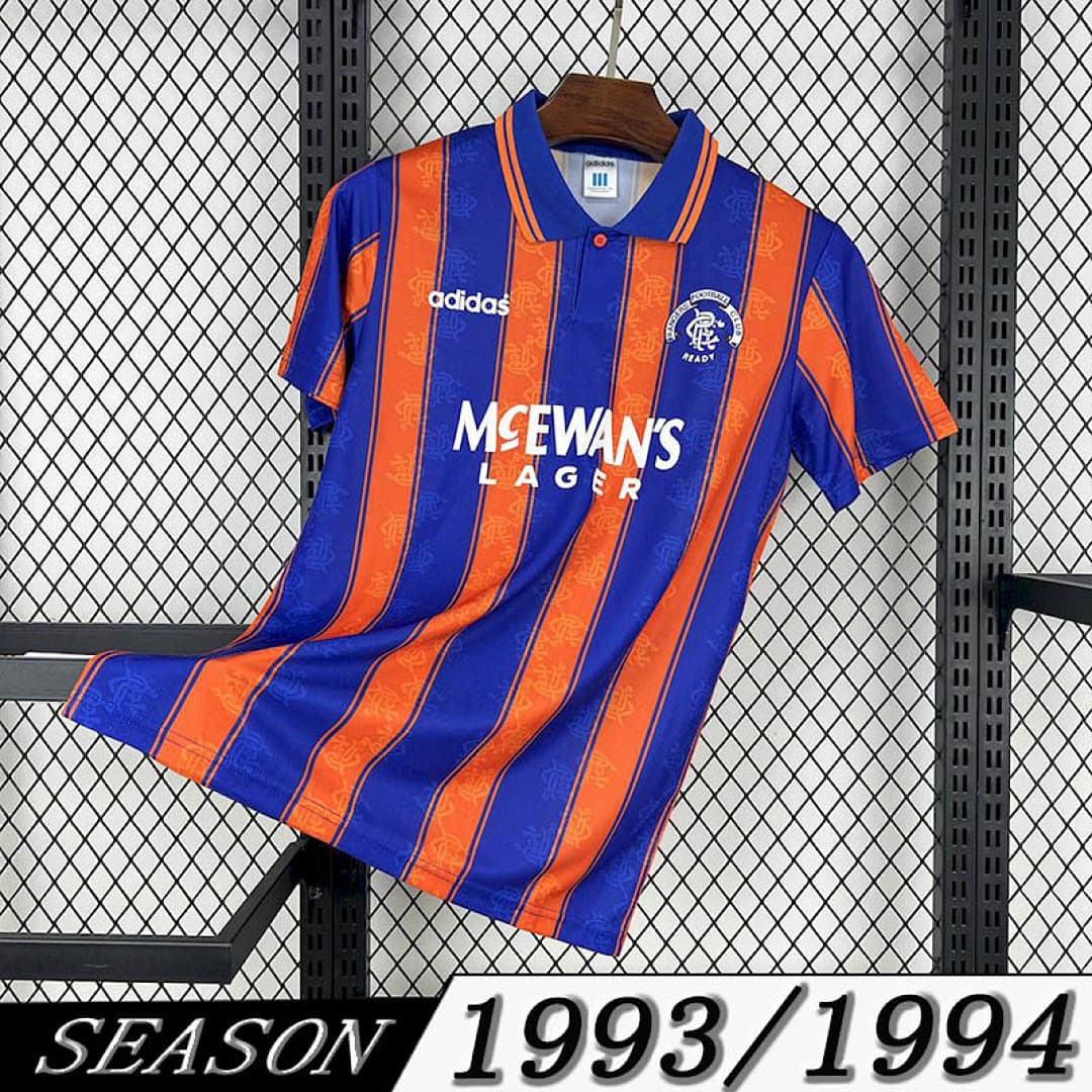 Camisa Retrô Rangers 1993/94 Away — Rangers