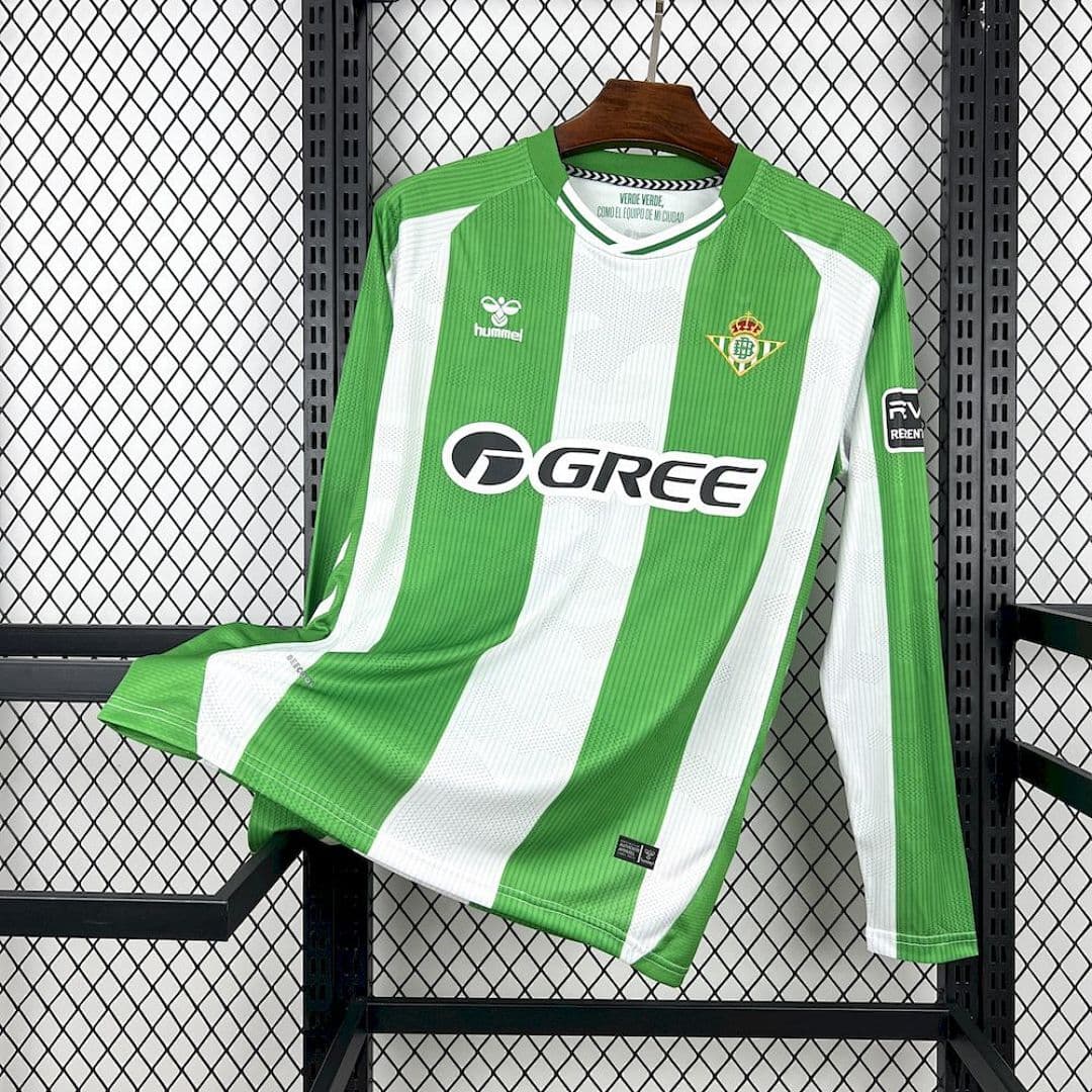 Camisa Real Betis Manga Longa Home 2025/26 — Real Betis