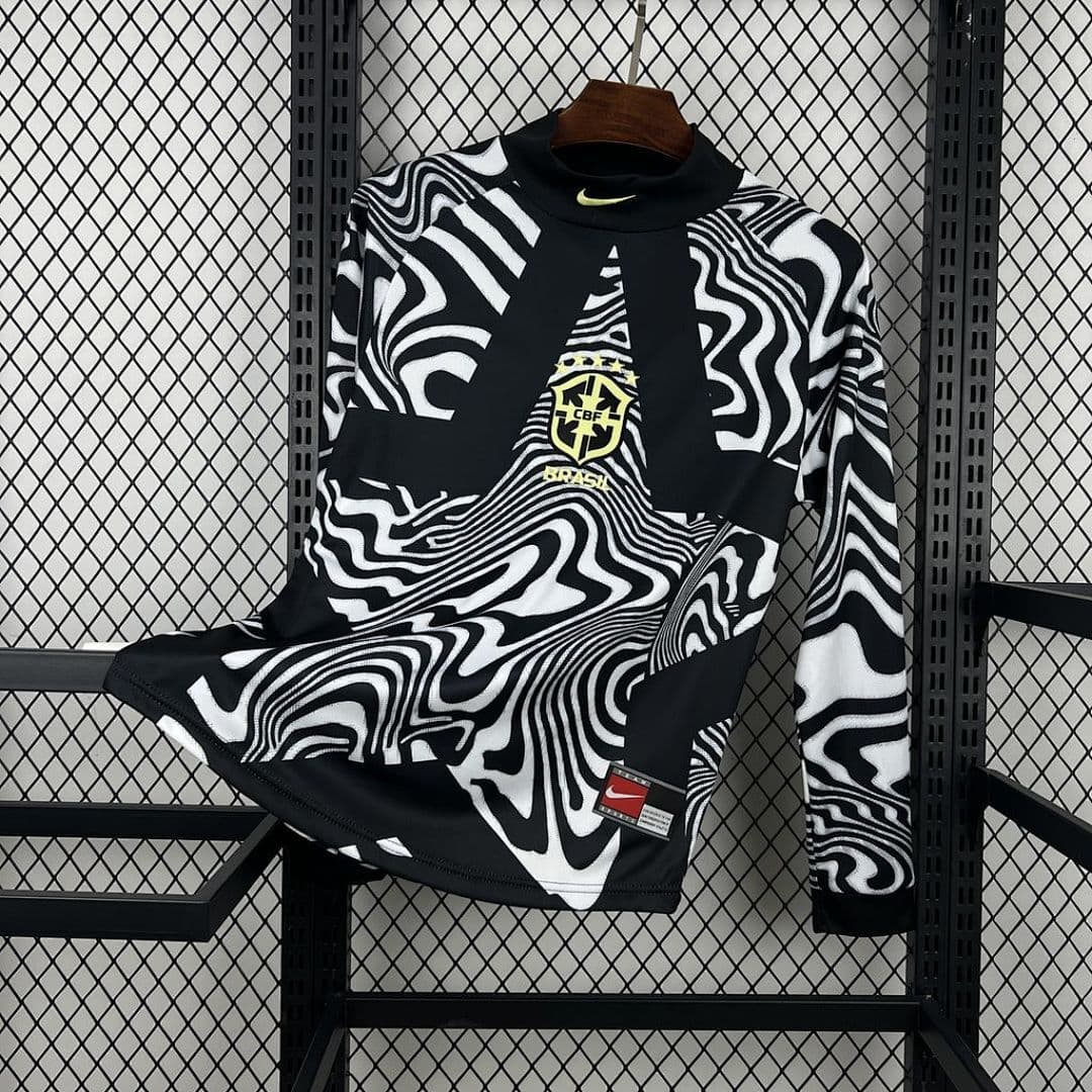 Camisa Seleção Brasileira Manga Longa Goleiro 2025/26 — Seleção do Brasil