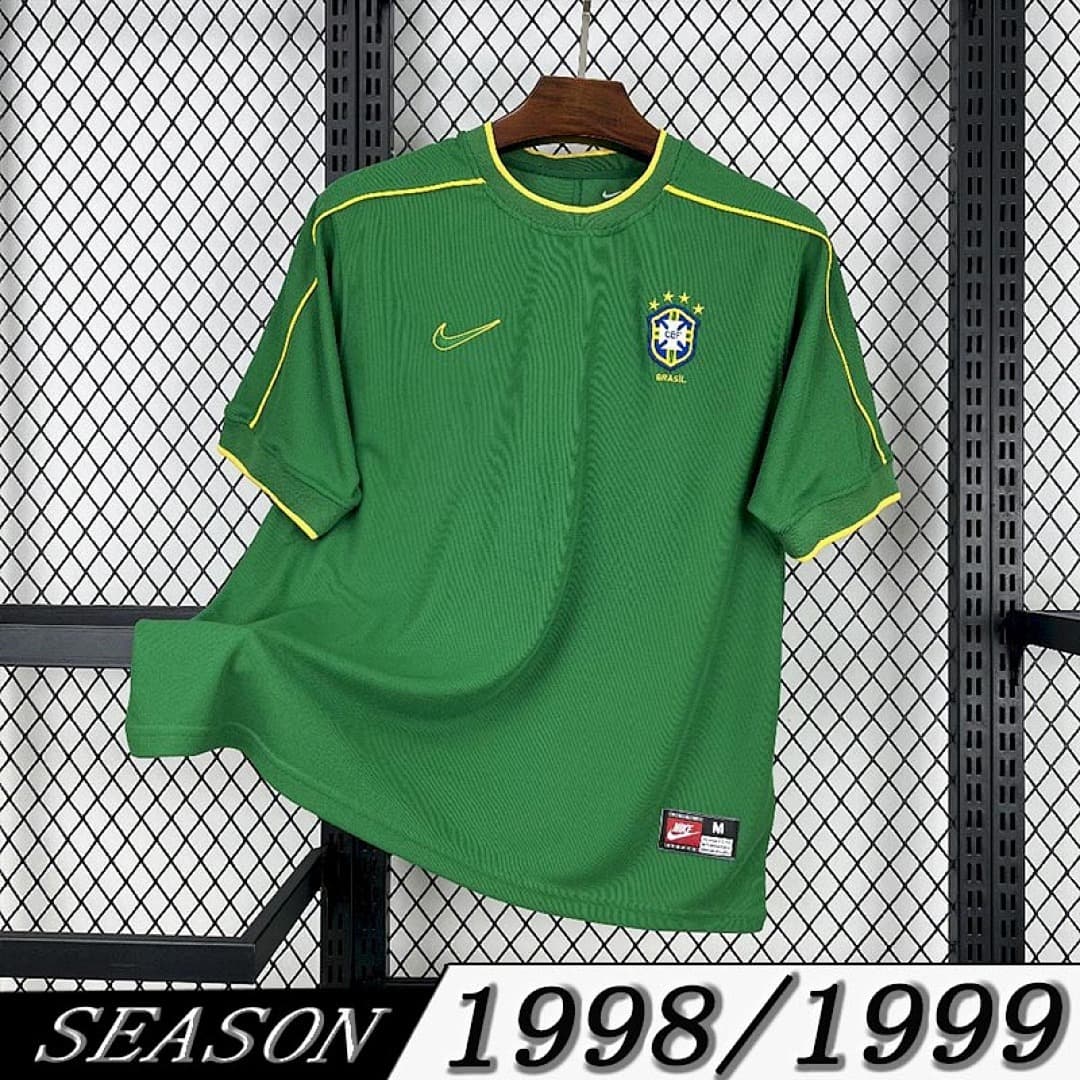 Camisa Retrô Seleção Brasileira 1998 Goleiro — Seleção do Brasil