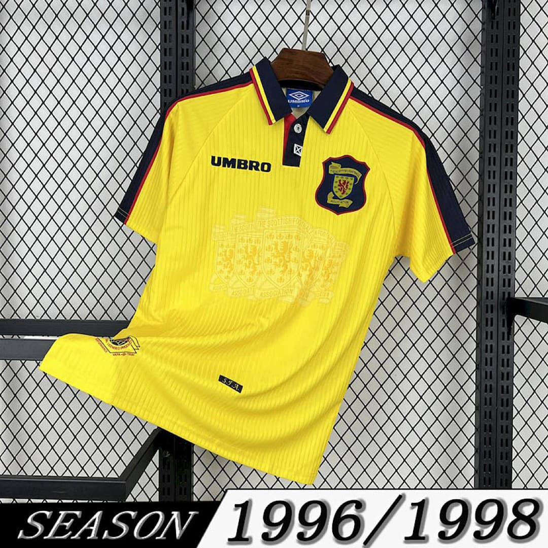 Camisa Retrô Seleção Escócia 1996/98 Away — Seleção Escócia