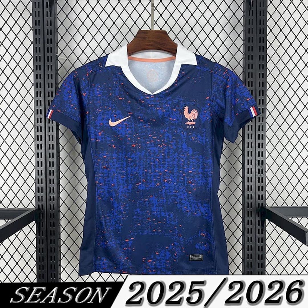 Camisa Seleção França Feminina Home 2025/26