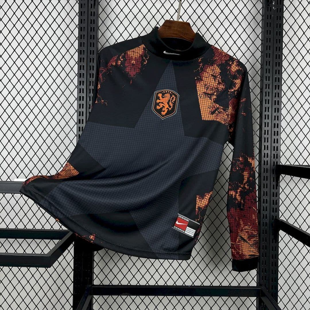 Camisa Seleção Holanda Manga Longa Goleiro 2025/26 — Seleção da Holanda