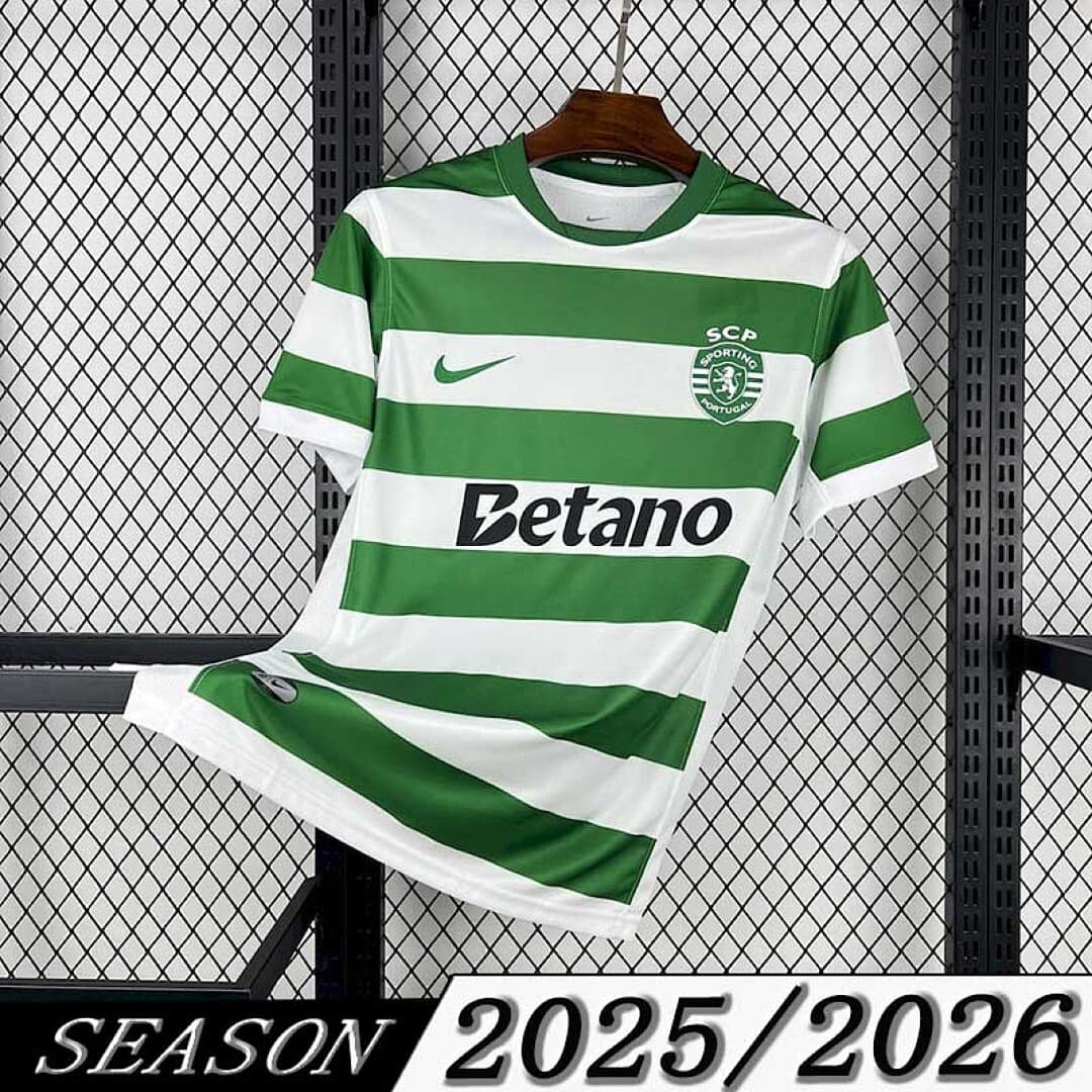 Camisa Sporting CP Home 2025/26 — Versão Jogador
