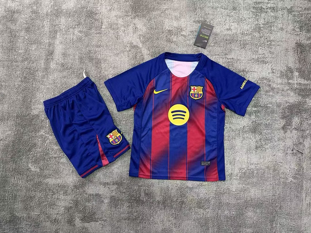 Camisola Barcelona Infantil Home 2025/26 3