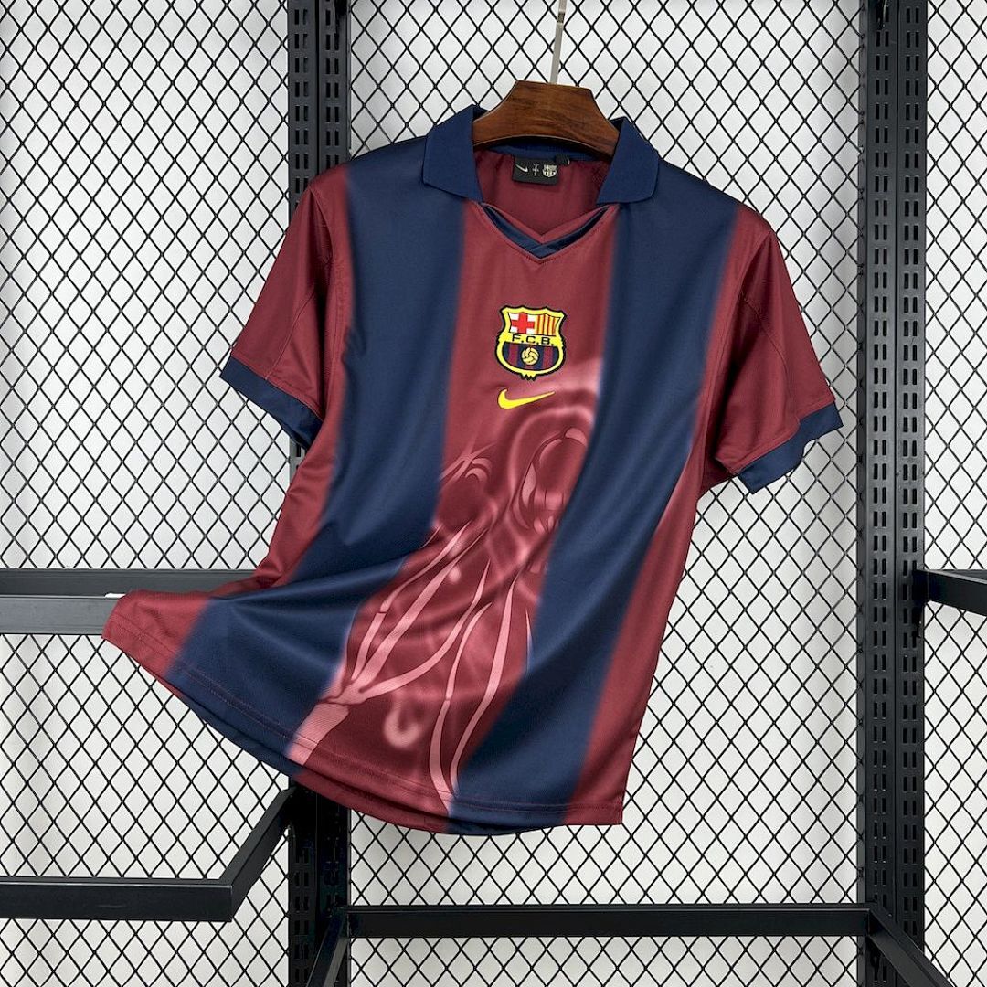Camisa Retrô Barcelona 2000/01 Especial 7