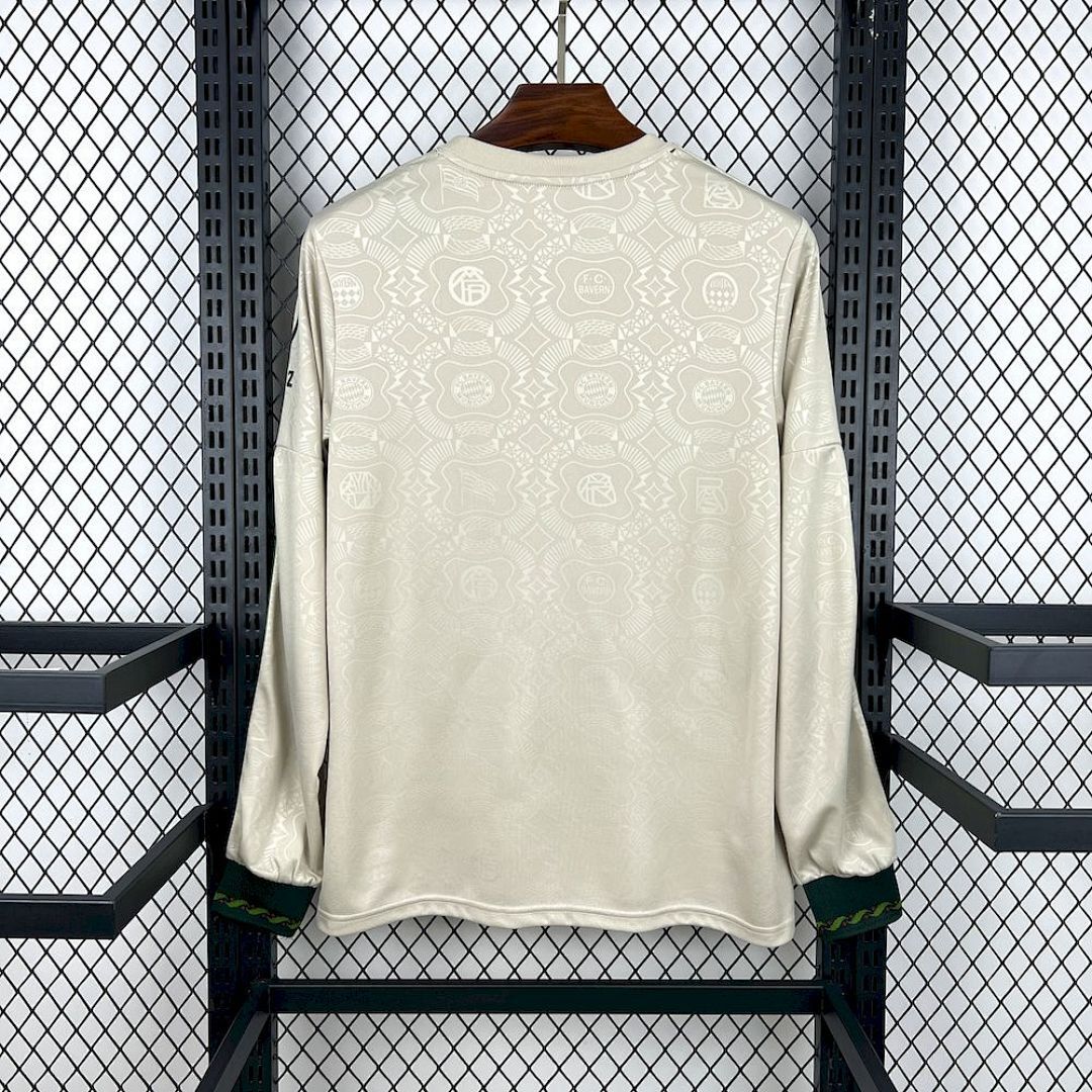 Camisa Bayern de Munique Home 2025/26 Manga Longa 2