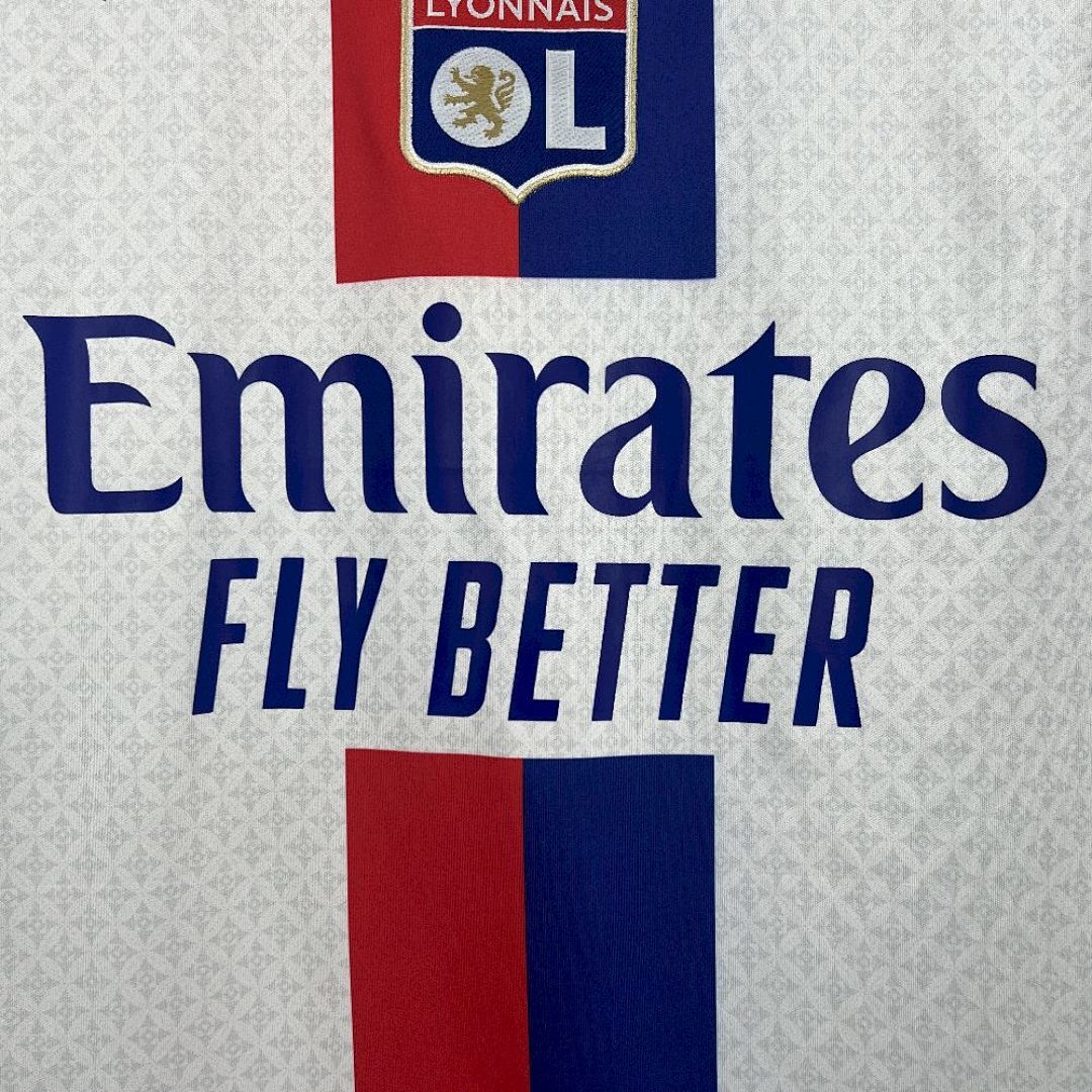 Camisa Olympique Lyonnais Home 2025/26 — Versão Jogador 4