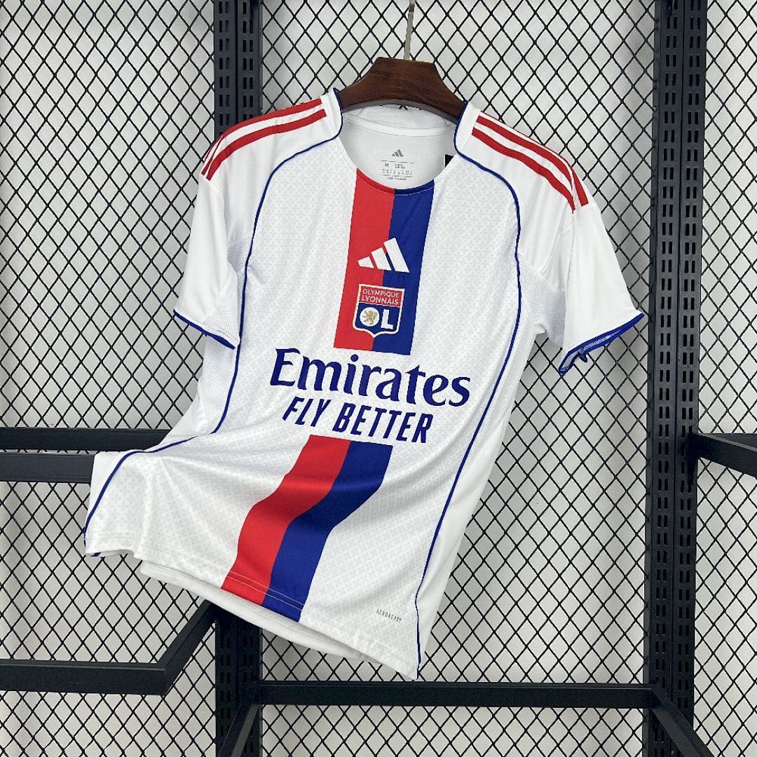 Camisa Olympique Lyonnais Home 2025/26 — Versão Jogador 5