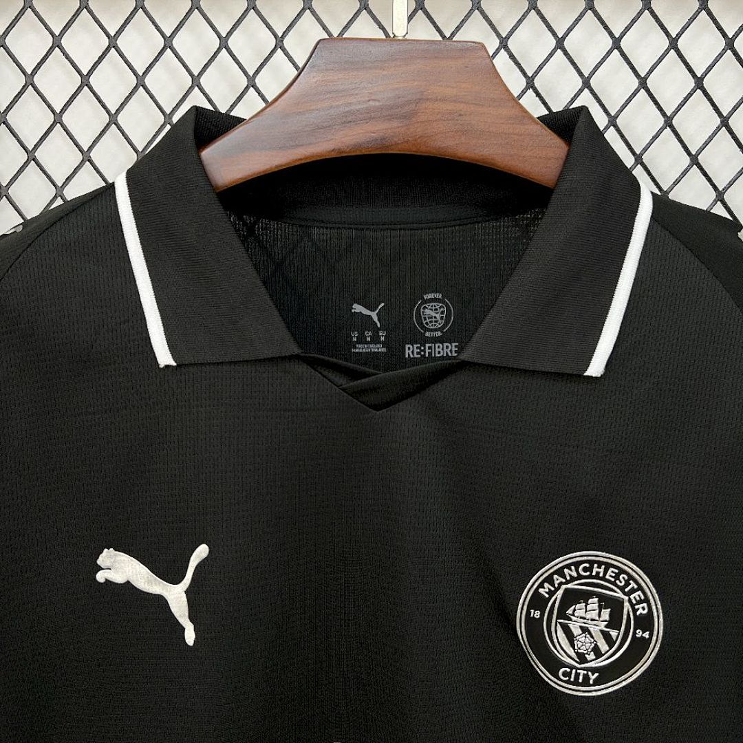 Camisa Manchester City Home 2025/26 Manga Longa 4