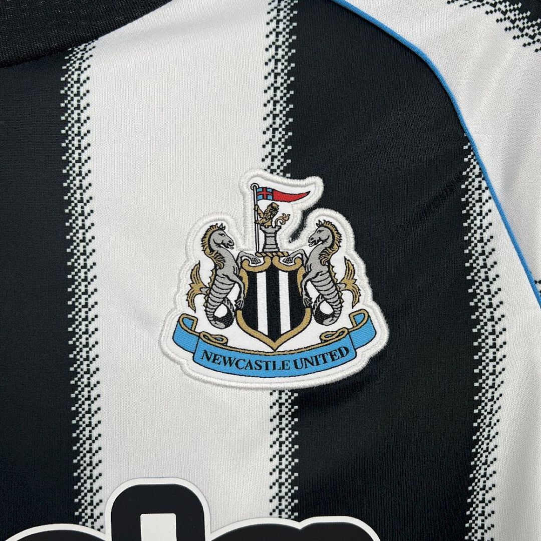 Camisa Newcastle United Home 2025/26 Manga Longa 5