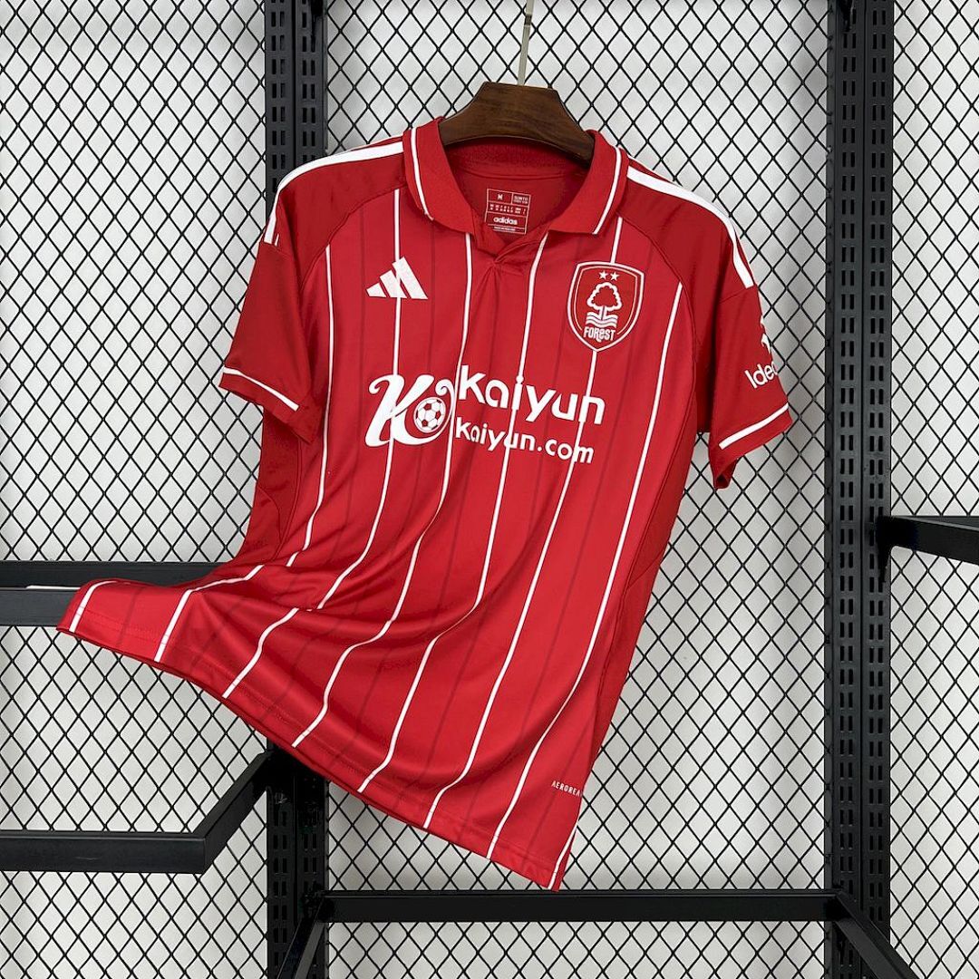 Camisa Nottingham Forest Home 2025/26 — Versão Jogador 7