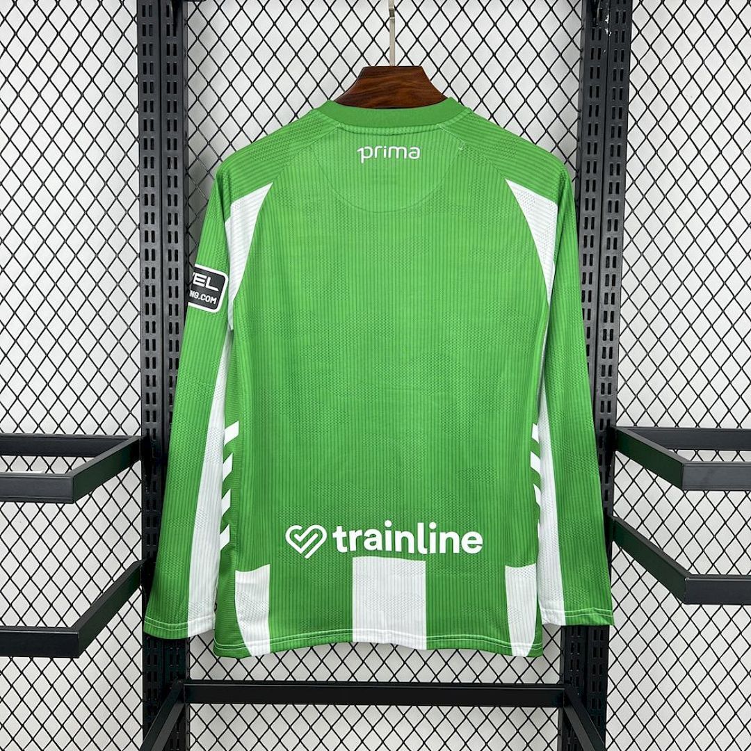 Camisa Real Betis Manga Longa Home 2025/26 2