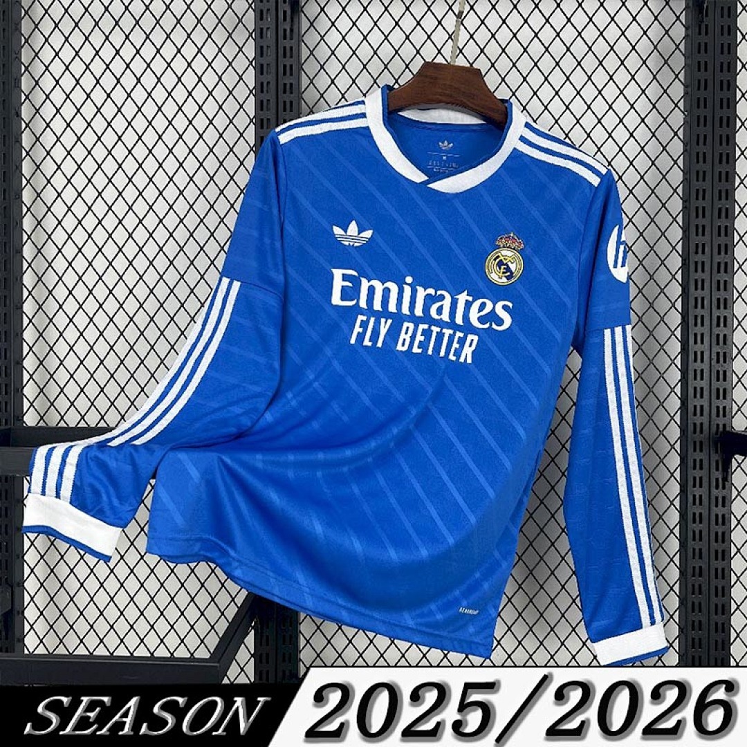 Camisa Real Madrid Manga Longa Third 2025/26 1