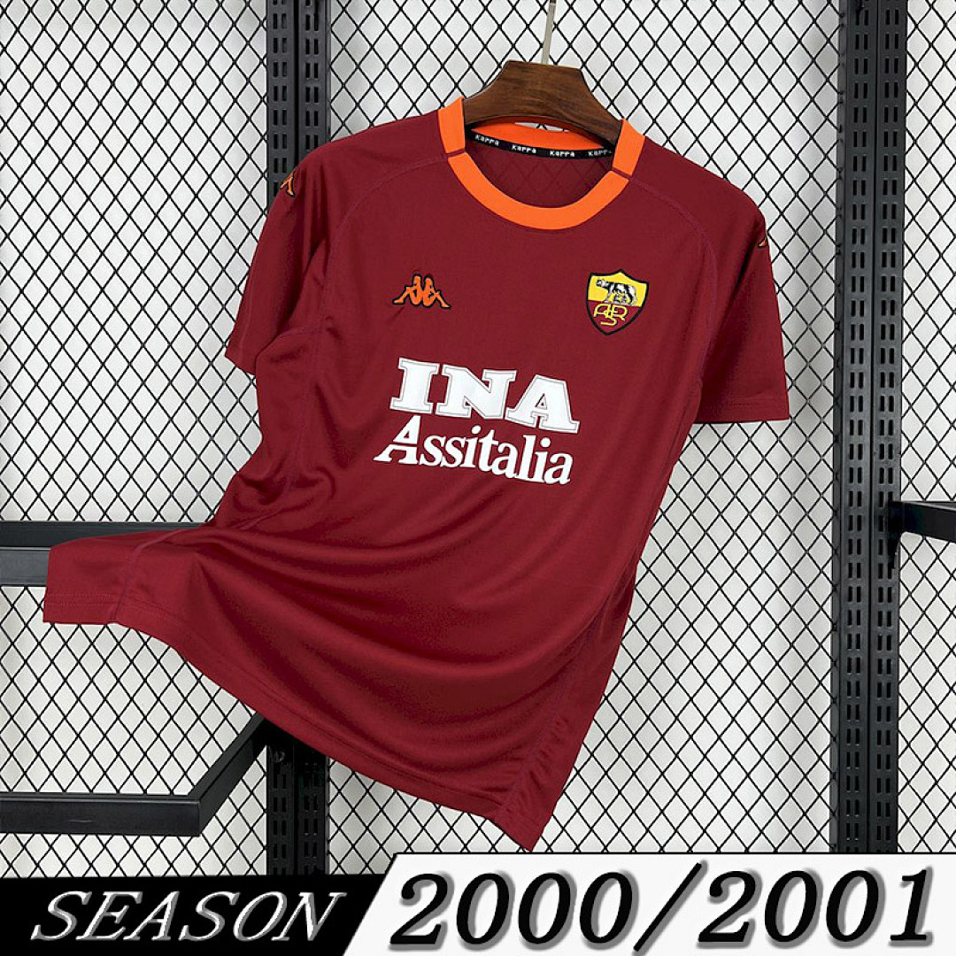 Camisa Retrô Roma 2000/01 1