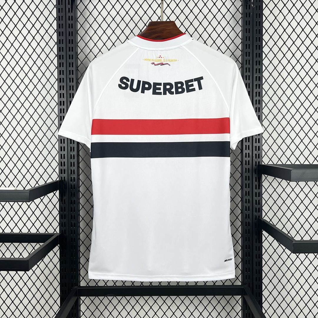 Camisa São Paulo Home 2025/26 Manga Longa 2