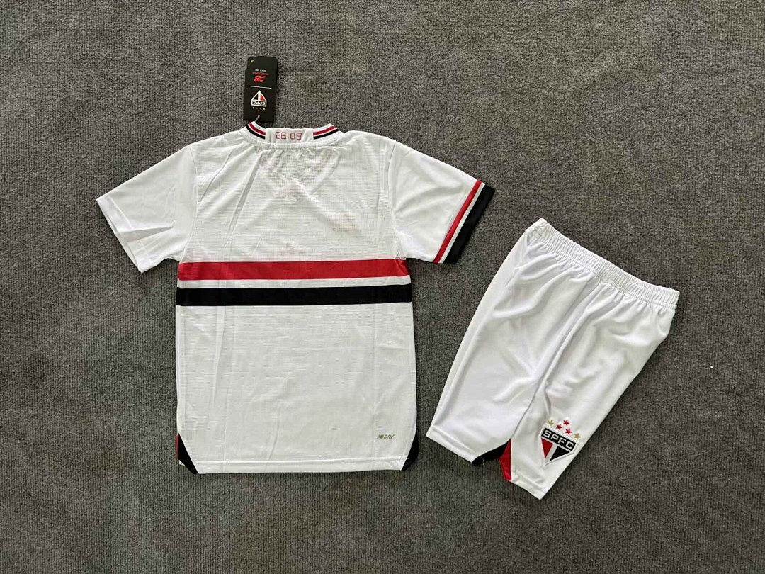 Camisola São Paulo Infantil Home 2025/26 3