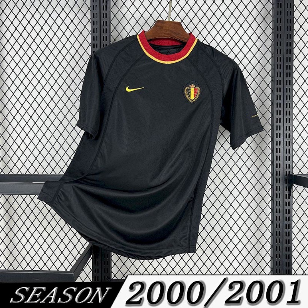 Camisa Retrô Seleção Bélgica 2000 Away 1