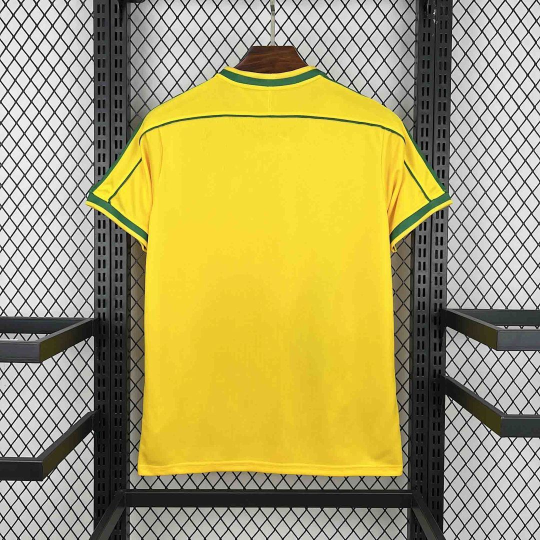 Camisola Retrô Brasil Home 1998 2